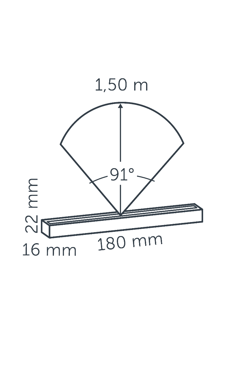Dimensions EVO HYDE 180C