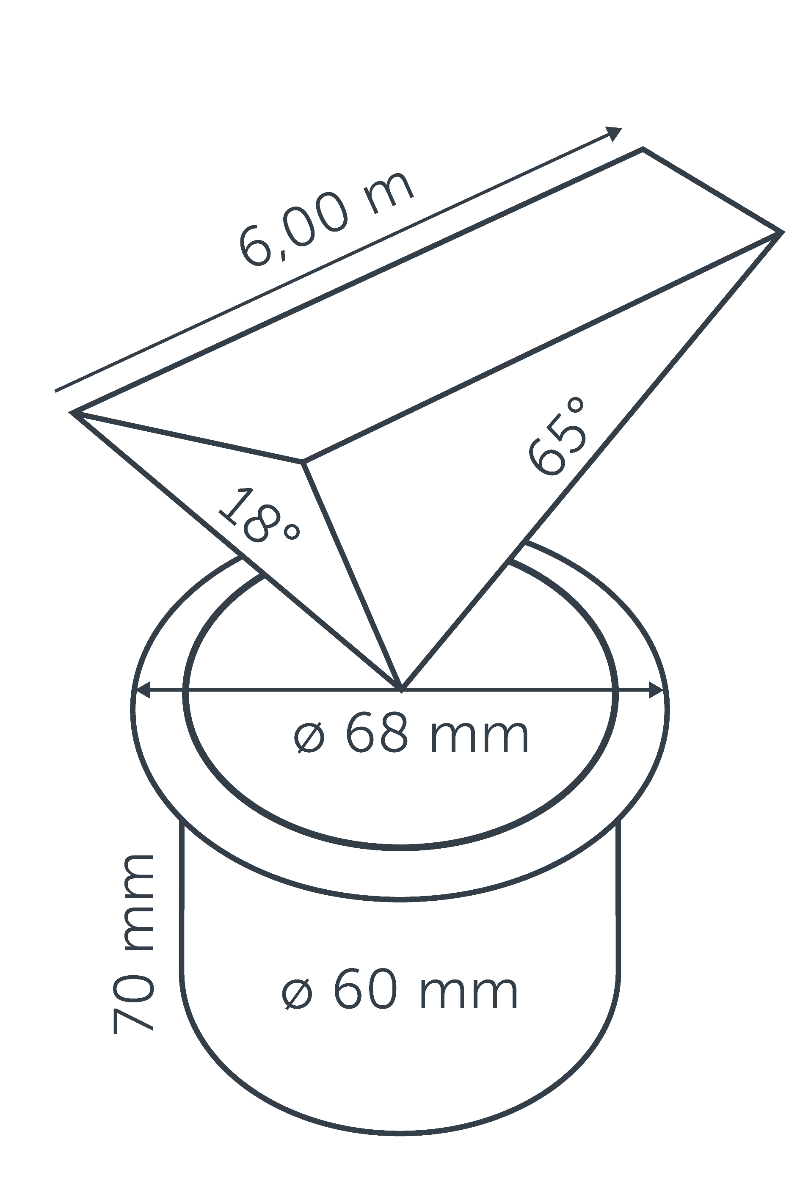 Dimensions BIG FLUX ASYMMETRIC