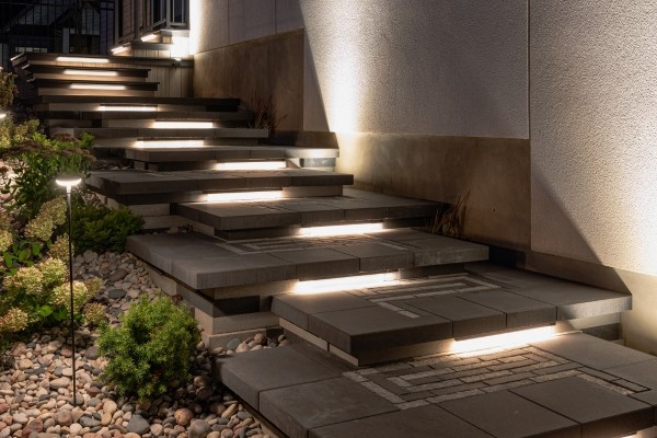 Éclairage d’escaliers extérieur de in-lite
