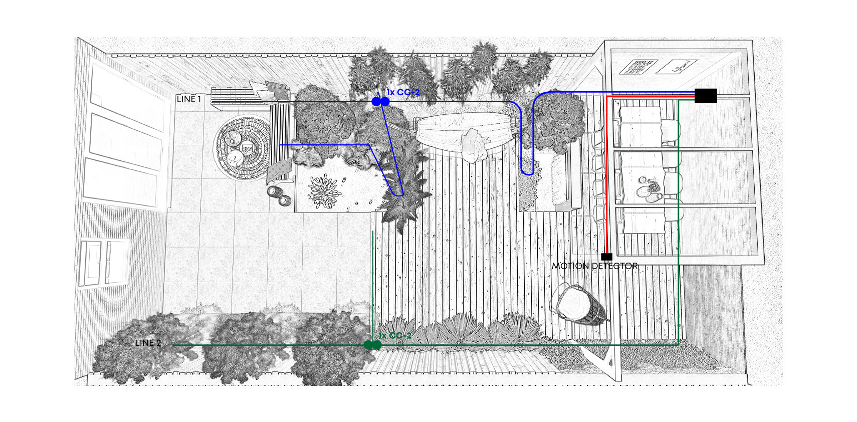 How do you make a cable plan? inlite Outdoor Lighting